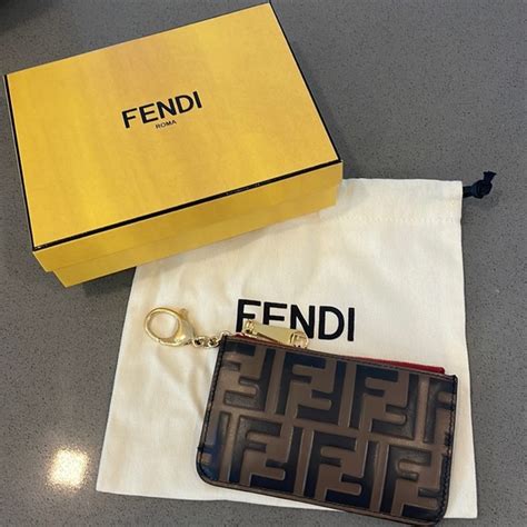 fendi key case pouch|Fendi keychains for sale.